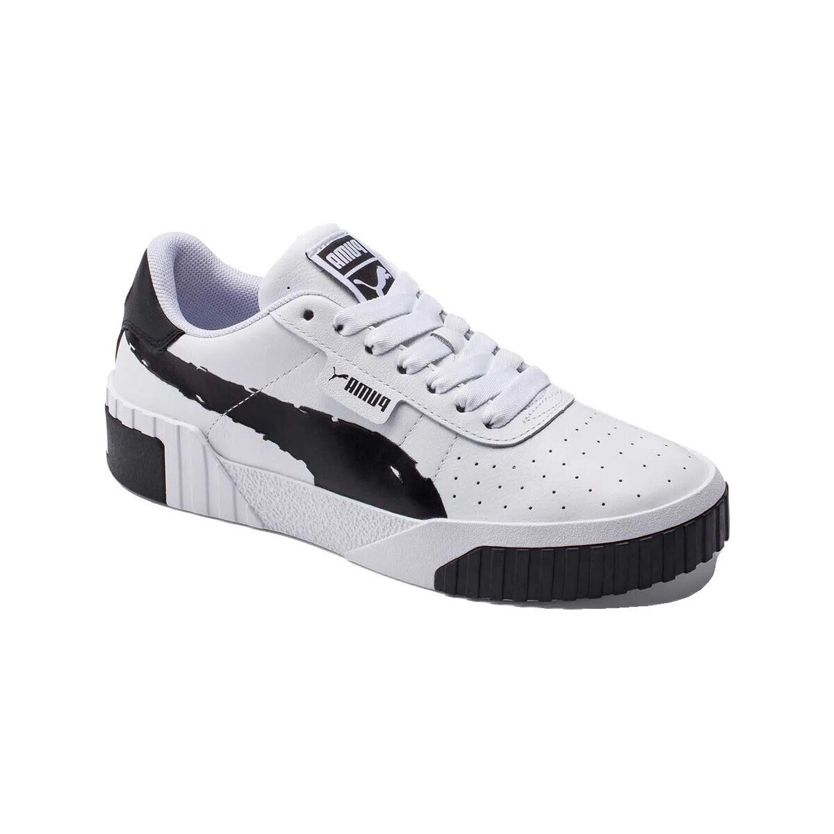 Puma  Baskets  cali brushed cuir  Černá