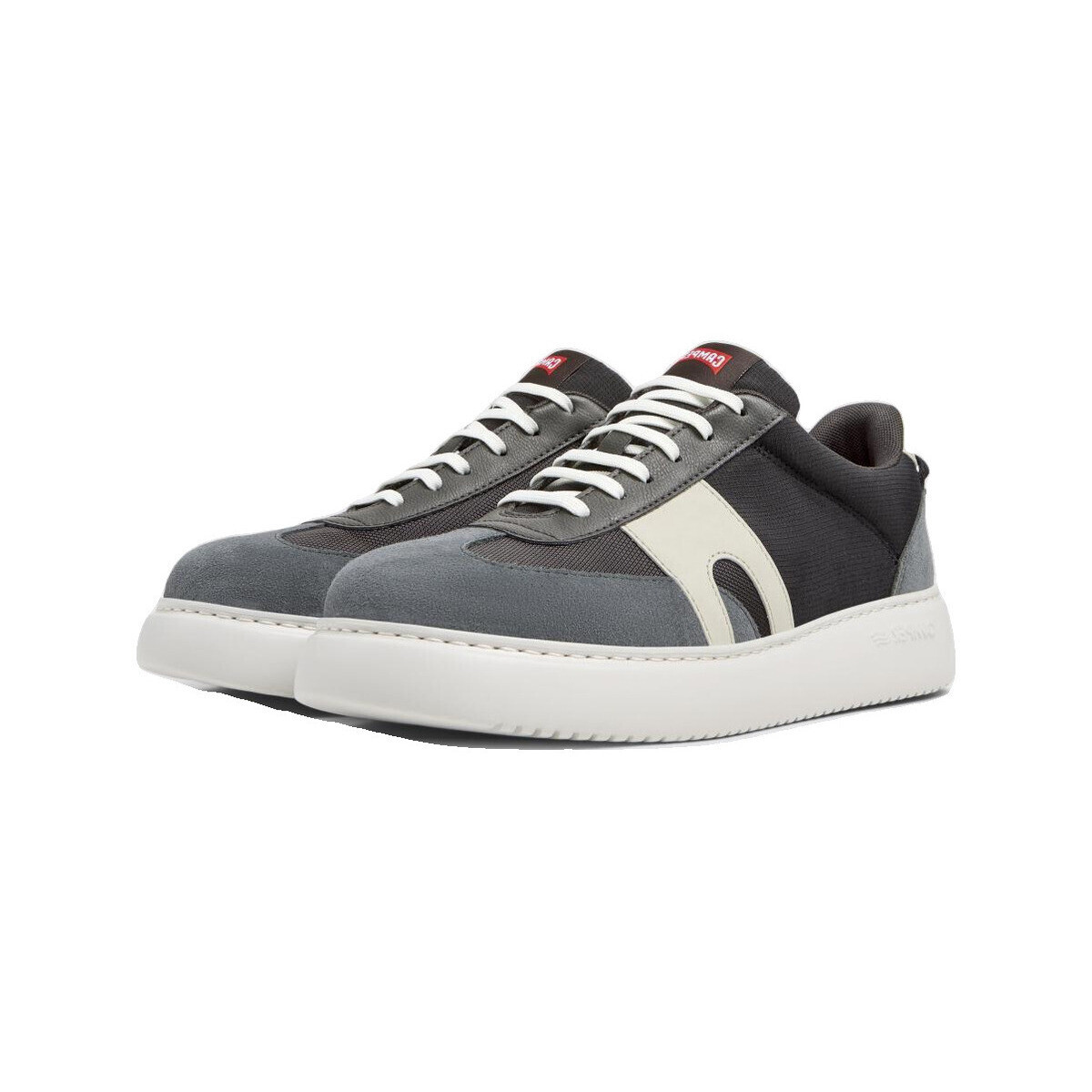 Camper  Baskets  Runner K21 en polyester recyclé et nubuck  Šedá
