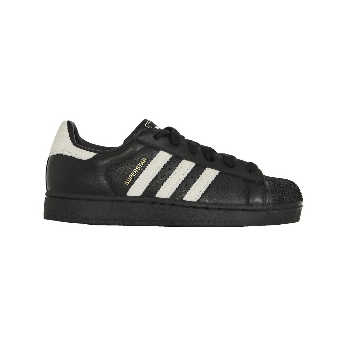 adidas  Baskets  superstar ii w cuir  Černá