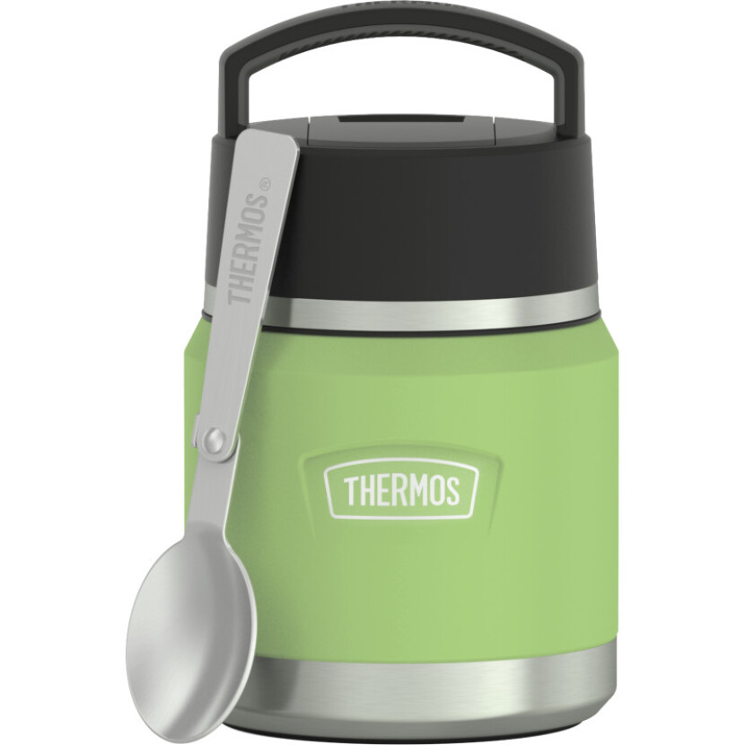 Dětská termoska na jídlo Thermos 355 ml s lžící - zelená-černá