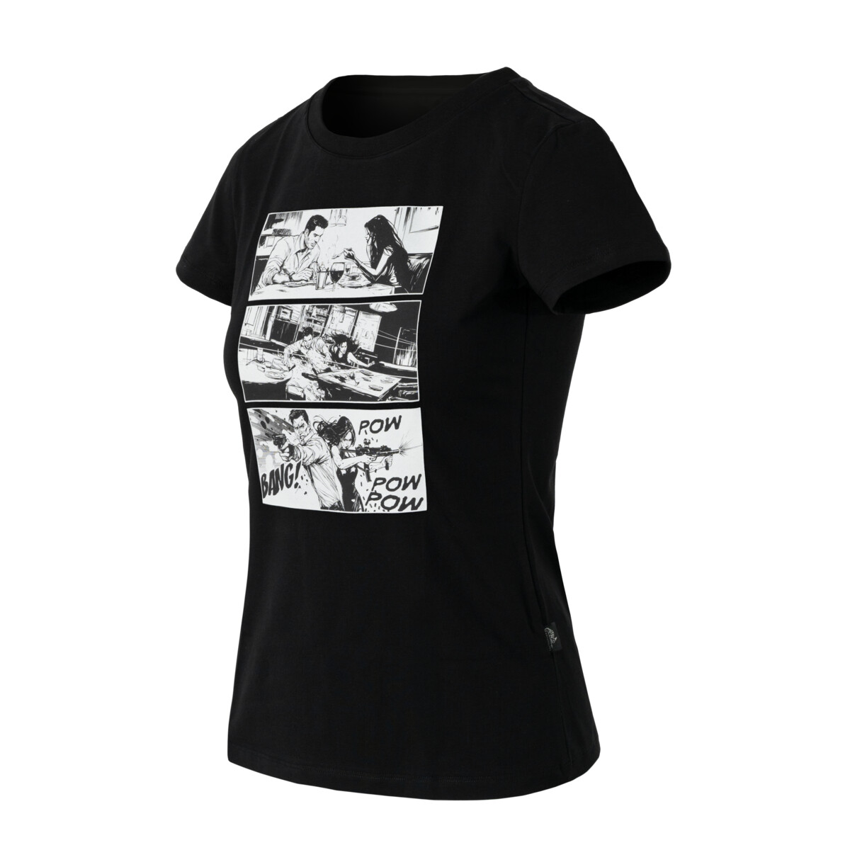 Tričko dámské Helikon Combat date - černé, XL