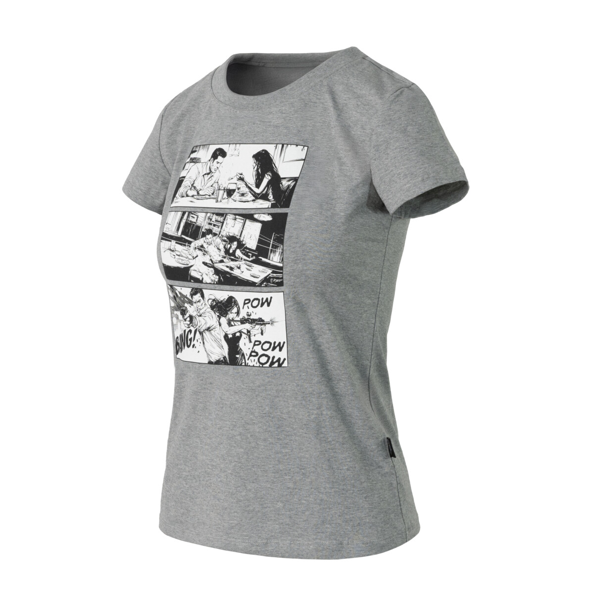 Tričko dámské Helikon Combat date - šedé, XL