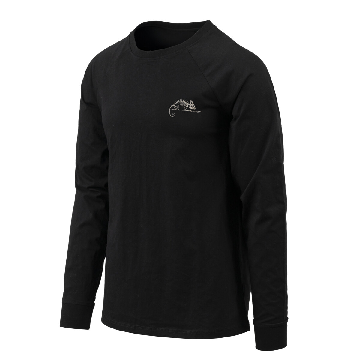 Tričko s dlouhým rukávem Helikon Helikon-Tex Logo - černé, XL