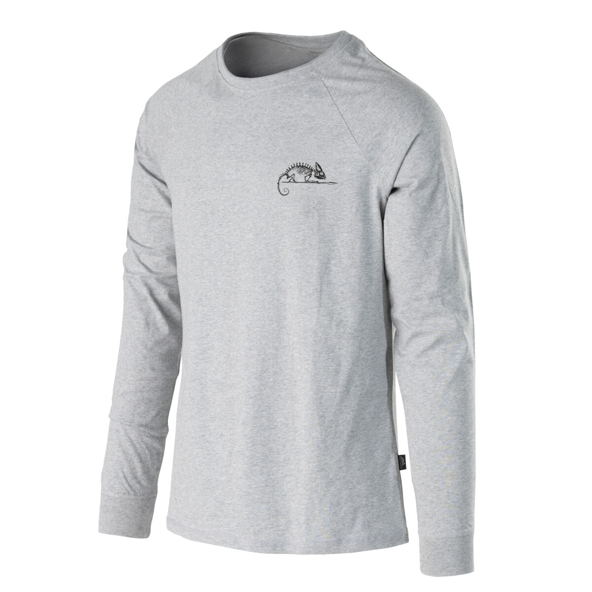 Tričko s dlouhým rukávem Helikon Helikon-Tex Logo - šedé, XL