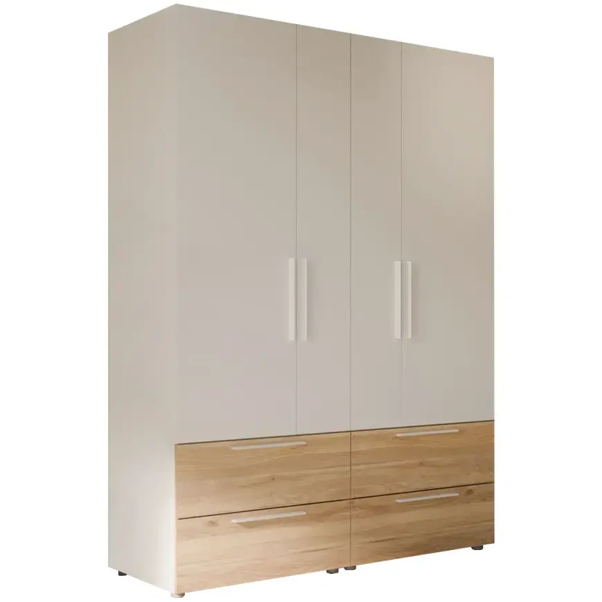 Šatní skříň Moduklix set 6 bílý/Dub Mauvella