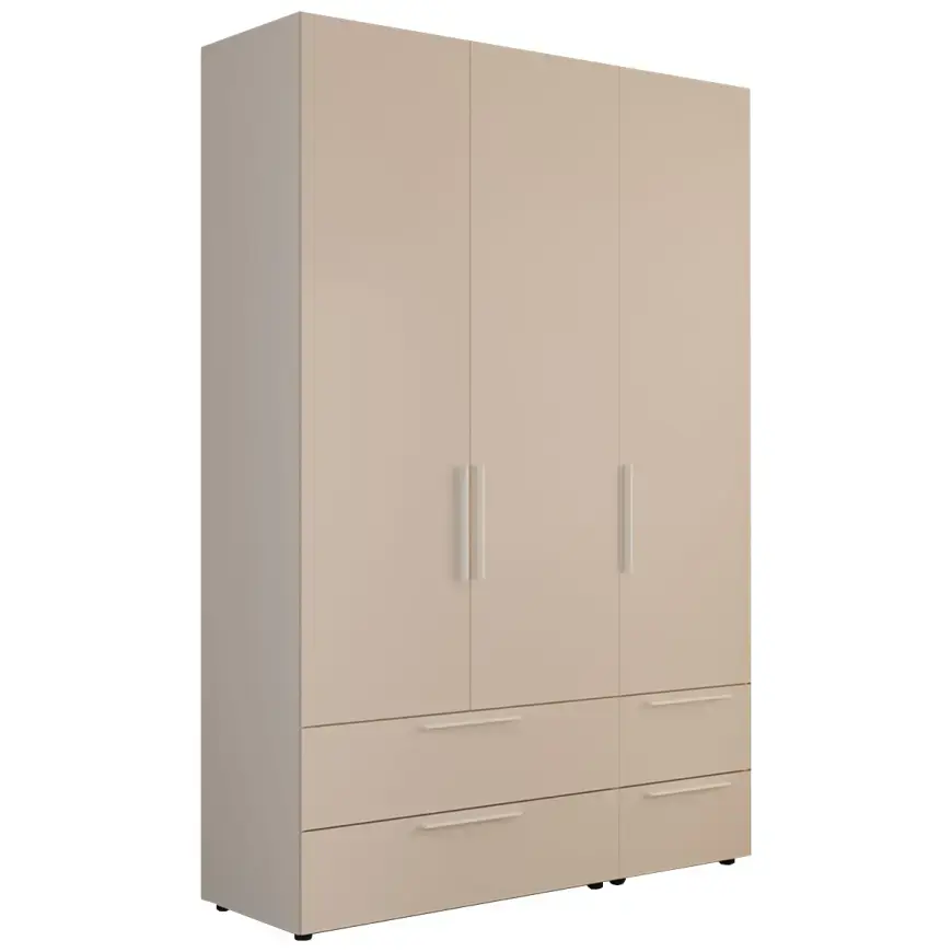 Šatní skříň Moduklix set 9 písková/bílý
