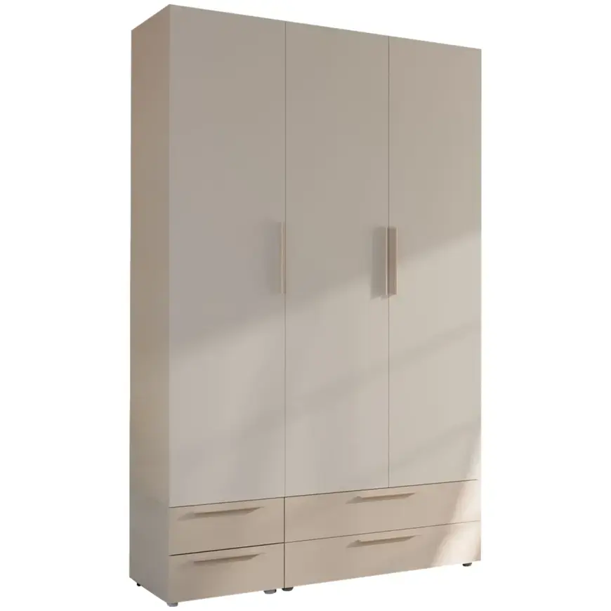 Šatní skříň Moduklix set 10 bílý/písková