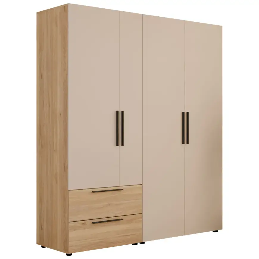 Šatní skříň Moduklix set 13 písková/Dub Mauvella
