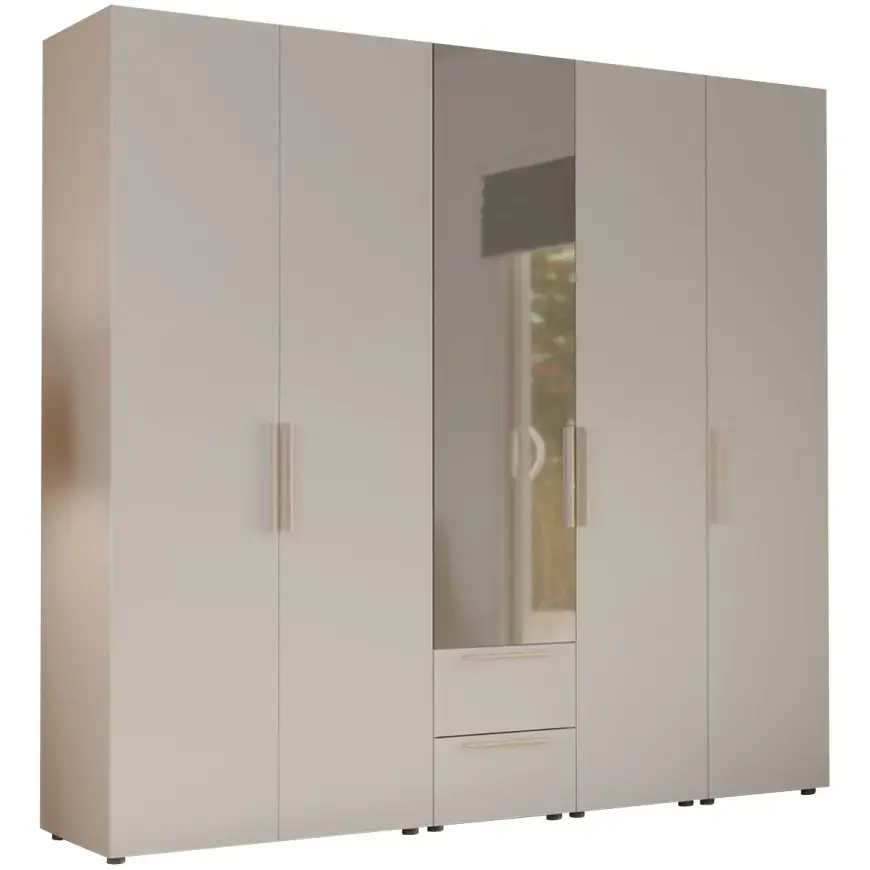 Šatní skříň Moduklix set 27 bílý/písková
