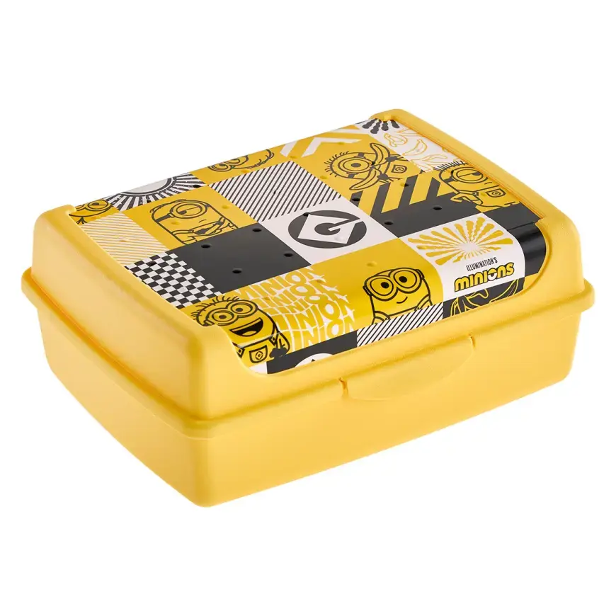 Svačinový box Carla Minions midi 1l žlutý