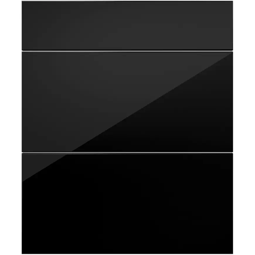 Kuchyňská dvířka D60S3 L9 K165 černá Hg GR III