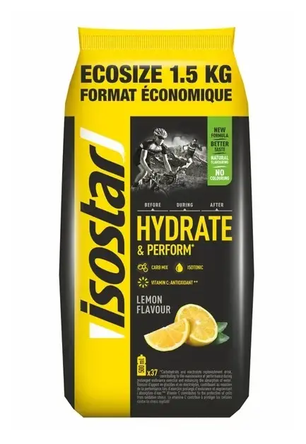 Isostar Hydrate Perform citronový iontový nápoj v prášku 1,5 kg