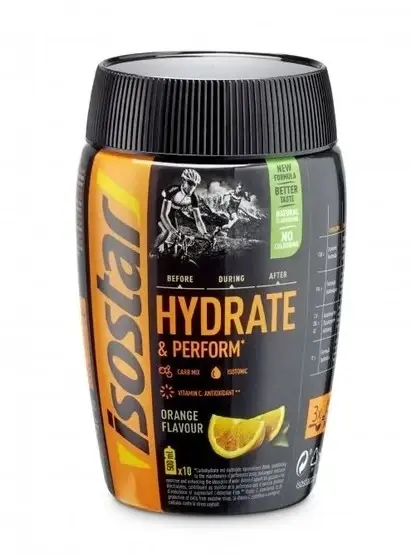 Isostar Hydrate & Perform pomeranč iontový nápoj v prášku