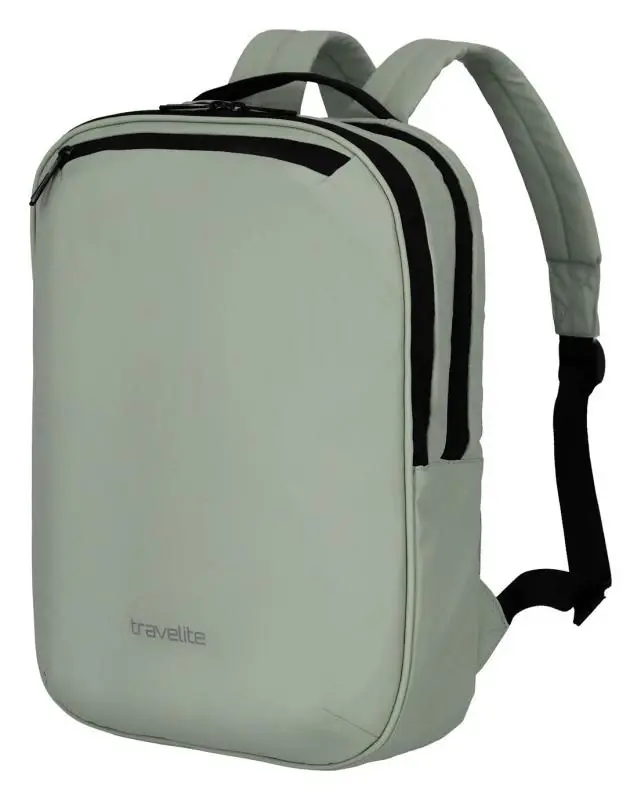 Travelite Basics Everyday Backpack světle zelený městský batoh