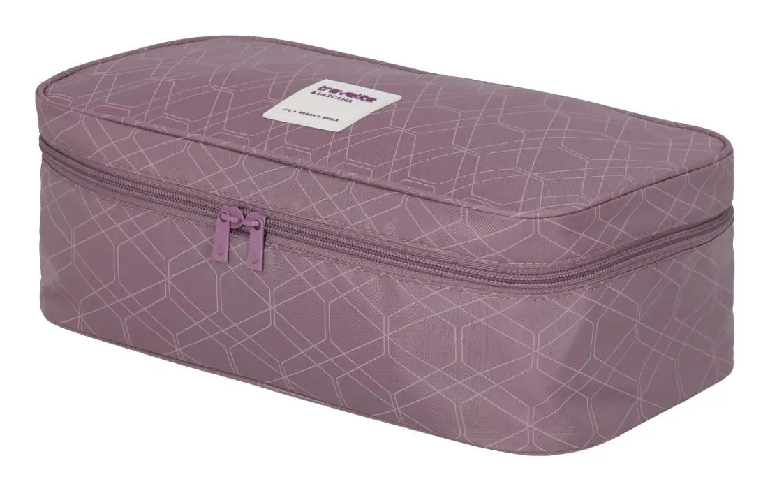 Travelite Lascana Edition Packing Cube+Wetbag fialová sada organizérů