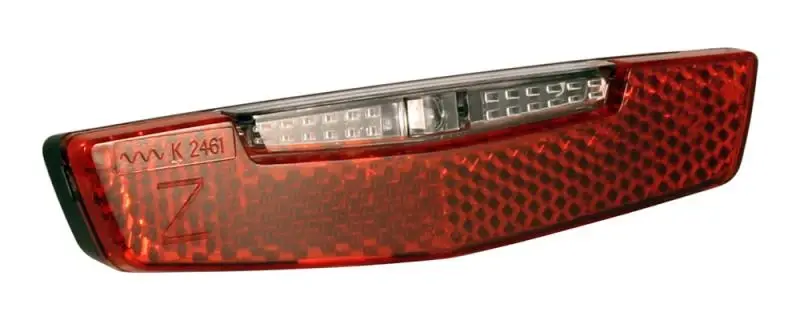 Union Fluo Stand Light červené zadní světlo na nosič na dynamo