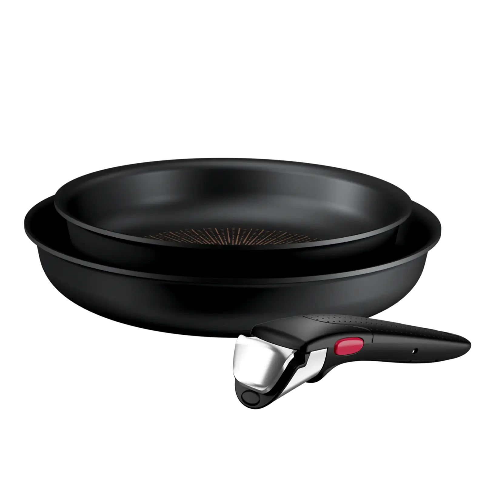 Sada pánví INGENIO EXCELLENCE FUSION 22 + 26 cm, sada 3 ks, titan, Tefal