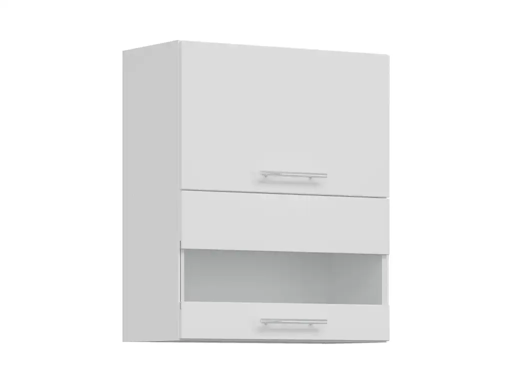 COLBY, horní vitrína G60W, bílý lesk