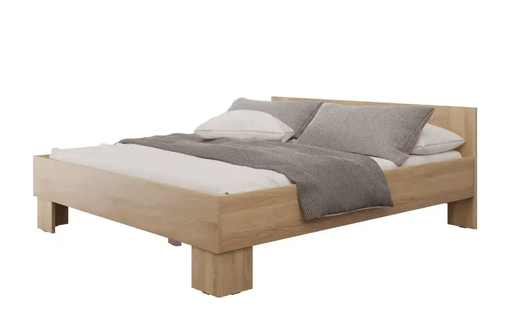 Postel NEJBY BARNABA 180x200 cm, dub sonoma DOPRODEJ