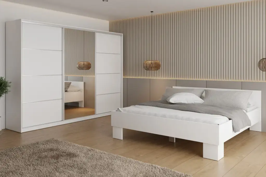 Ložnice NEJBY BARNABA 280, bílá DOPRODEJ