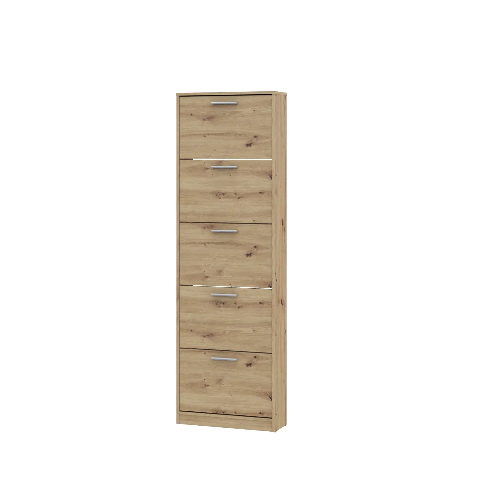 Botník SAREL s 5 výklopy, dub artisan