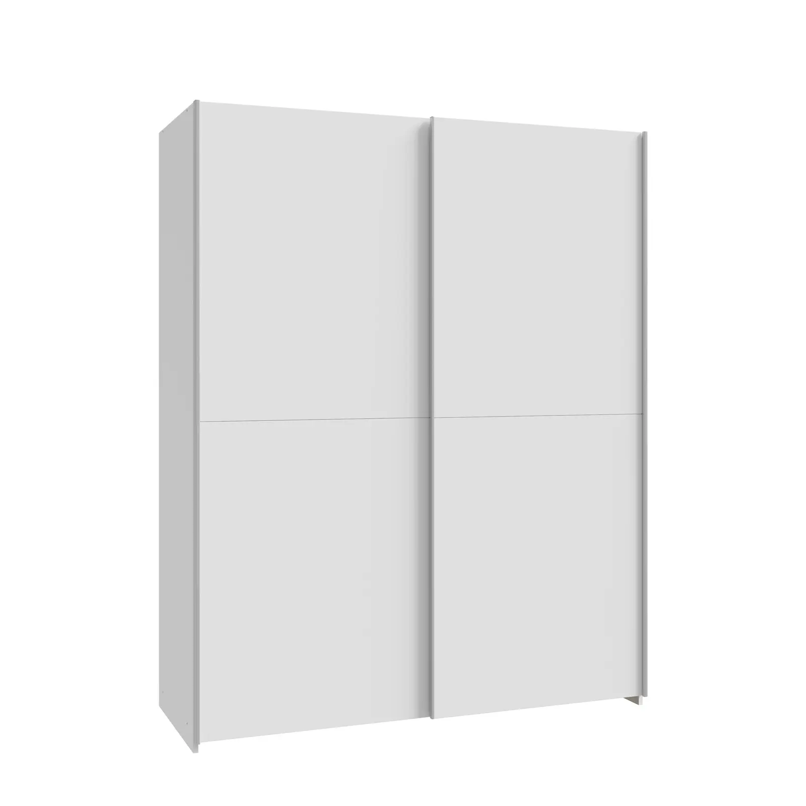 Šatní skříň s posuvnými dveřmi KEBAN 150 cm, bílá