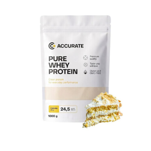 Accurate+ Pure Whey 1000 g white raffaelo