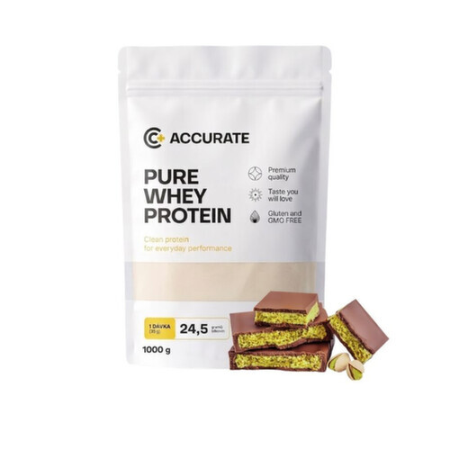 Accurate+ Pure Whey 1000 g dubai chocolate