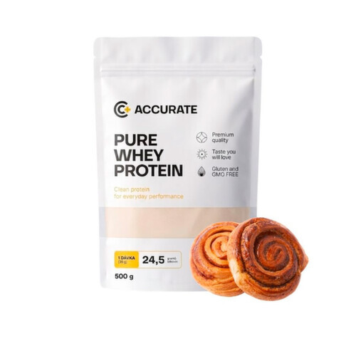 Accurate+ Pure Whey cinnamon rolls 500 g