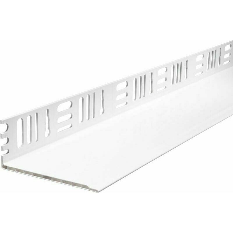 Profil soklový montážní Retek PVC 100 mm 2 m