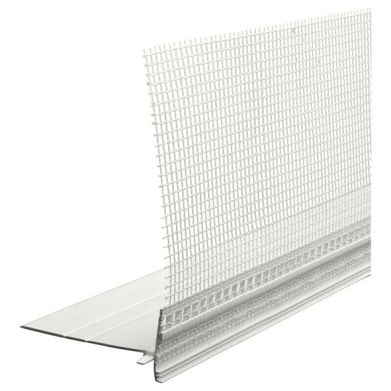 Profil přechodový s okapničkou a tkaninou Retek PVC 60 mm 2 m