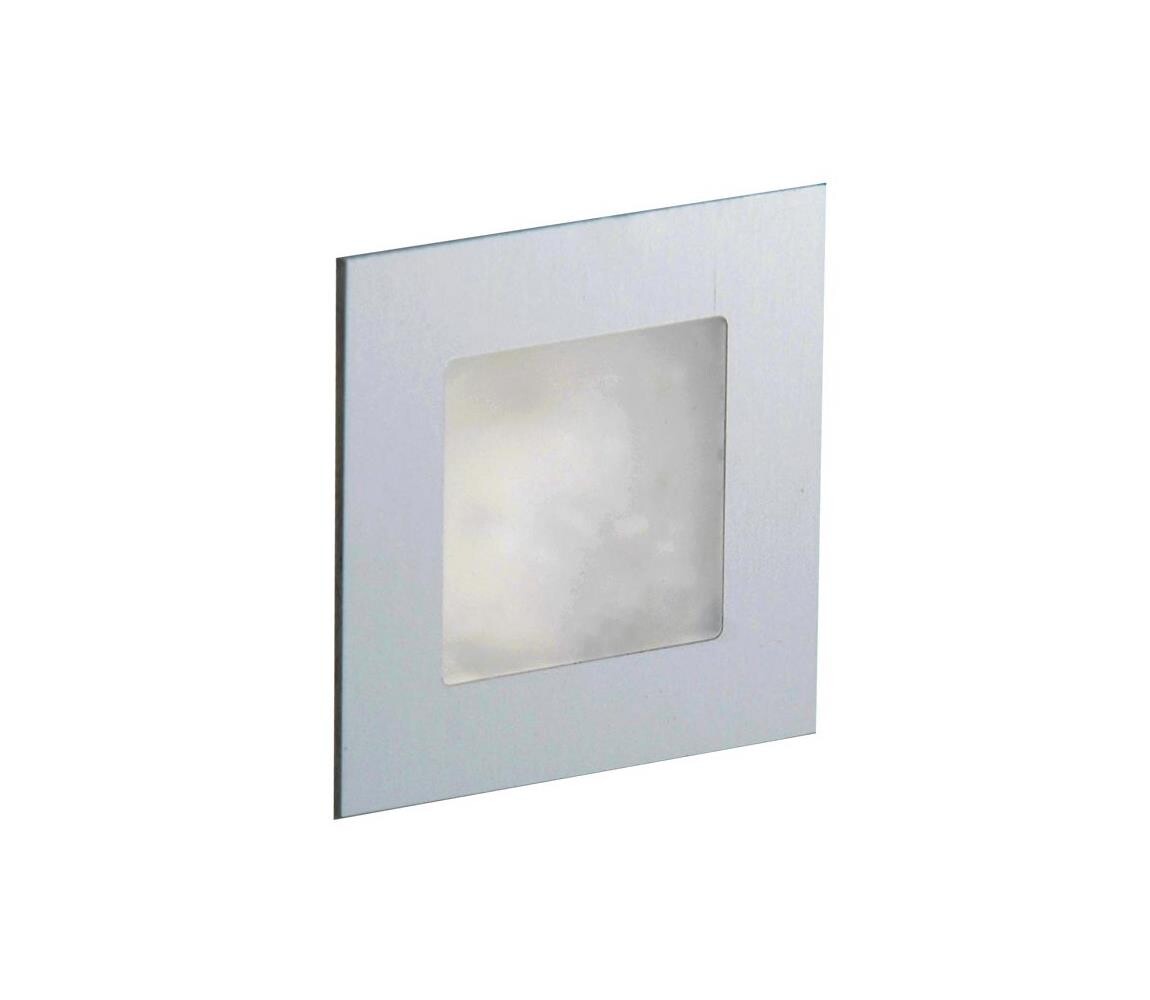 LDST AN-01-SS-BZ9 - LED schodišťové svítidlo ANGEL 9xLED/1,2W/230V matný chrom AN-01-SS-BZ9