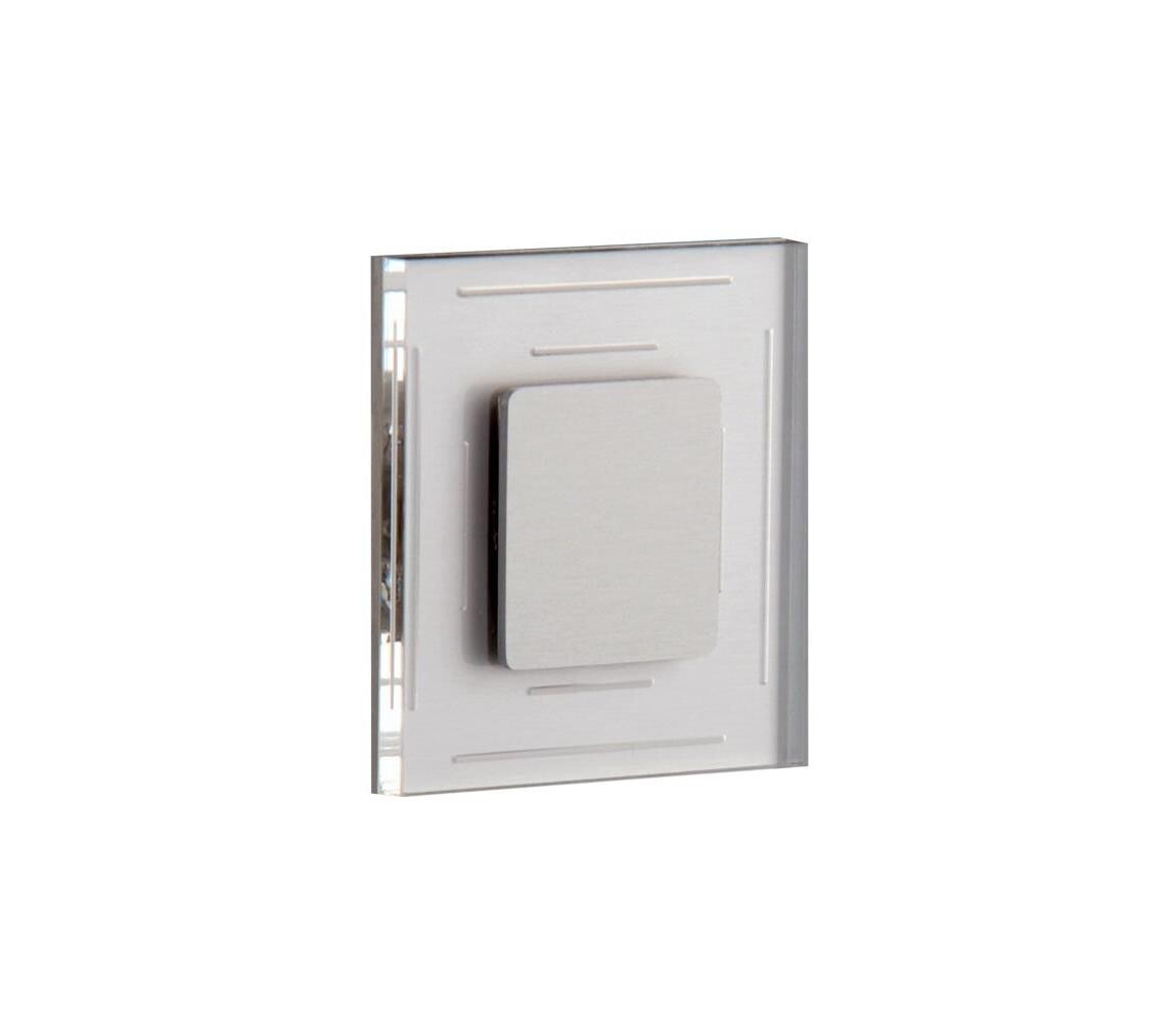 LDST SP-01-SS-BZ8 - LED schodišťové svítidlo SPACE 8xLED/1,2W/230V matný chrom SP-01-SS-BZ8