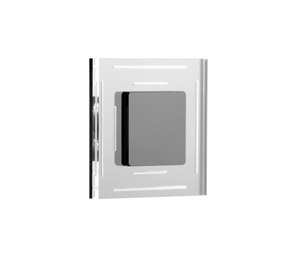 LDST SP-01-CB-BC8- LED schodišťové svítidlo SPACE 8xLED/1,2W/230V lesklá černá SP-01-CB-BC8