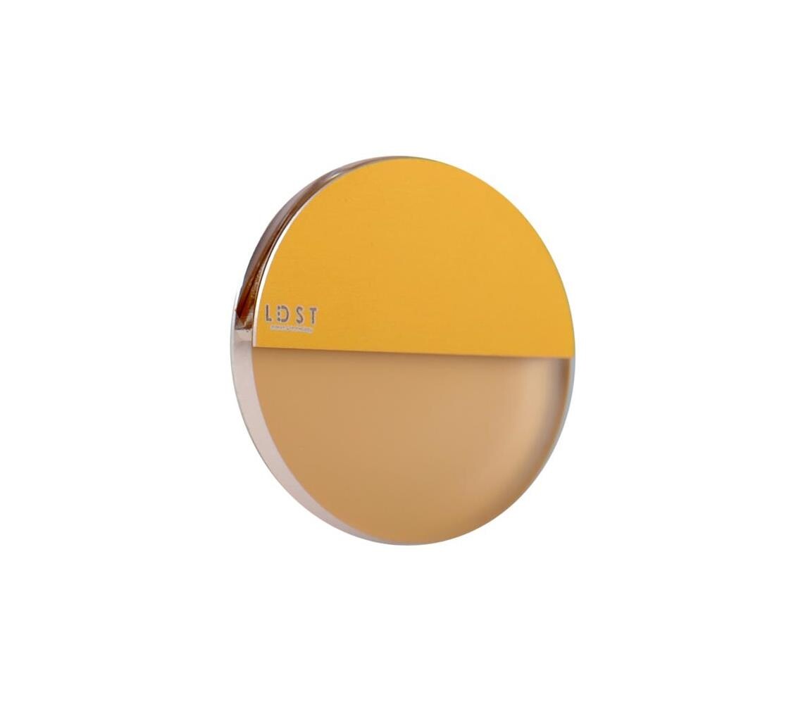 LDST RO-01-SZ-BZ4 - LED schodišťové svítidlo ROBIN 4xLED/1,2W/230V zlatá 6500K RO-01-SZ-BZ4