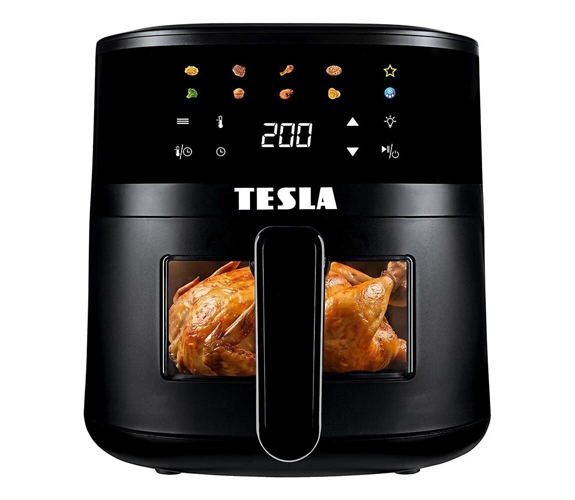 TESLA Electronics AirCook - Horkovzdušná fritéza 4,4 l 1450W/230V černá AIRCKQ45PROBLK