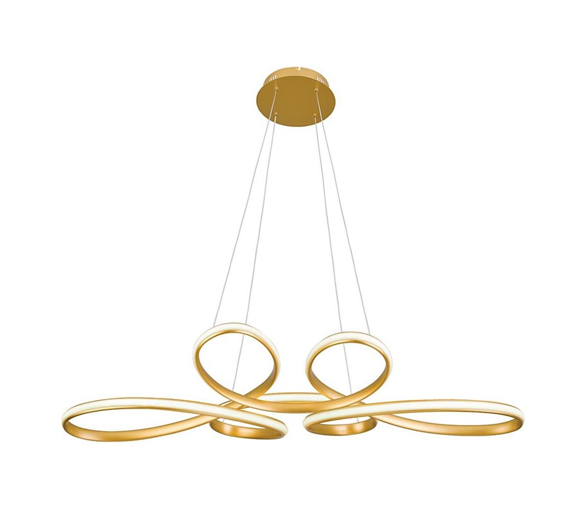 Viokef Lighting LED Lustr na lanku JILL LED/53W/230V zlatá 4263100