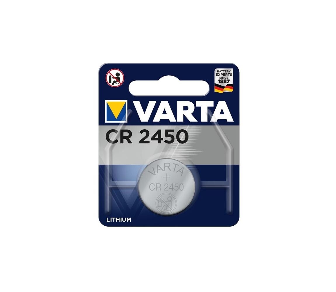 Varta 6450 - 1 ks Lithiová baterie CR2450 3V 6450112401