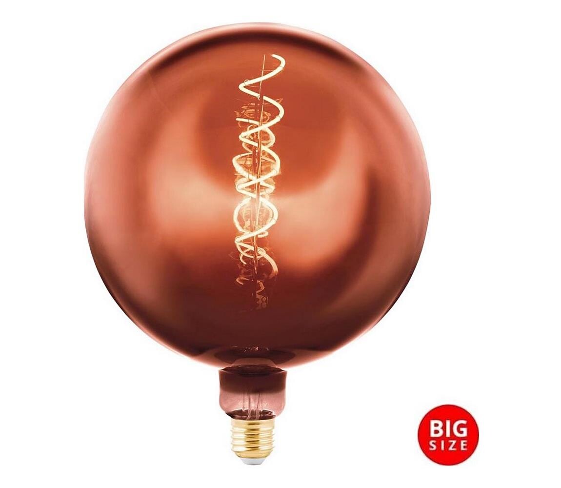 LED Stmívatelná žárovka G200 VINTAGE E27/4W/230V 1600K - Eglo 11897 11897