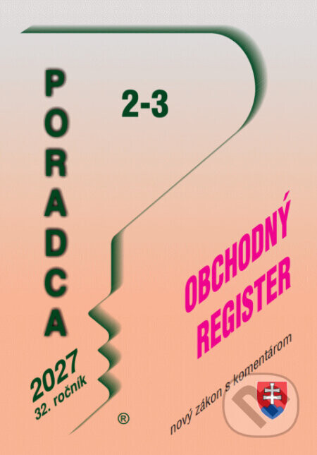 Poradca č. 2-3 / 2027 - Obchodný register – nový zákon s komentárom