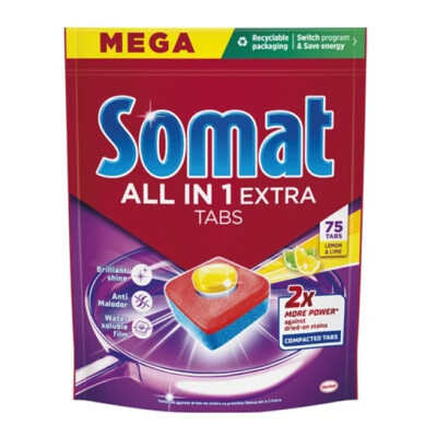 Somat All In 1 Extra Lemon tablety do myčky 75 kusů