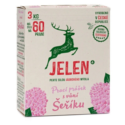 Jelen Šeřík prací prášek box 60 dávek, 3 kg