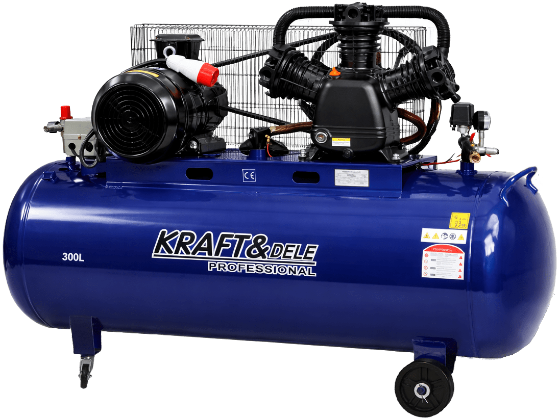 KRAFT&DELE Olejový kompresor 300 l, 9600 W, 1460 l/min KD4057