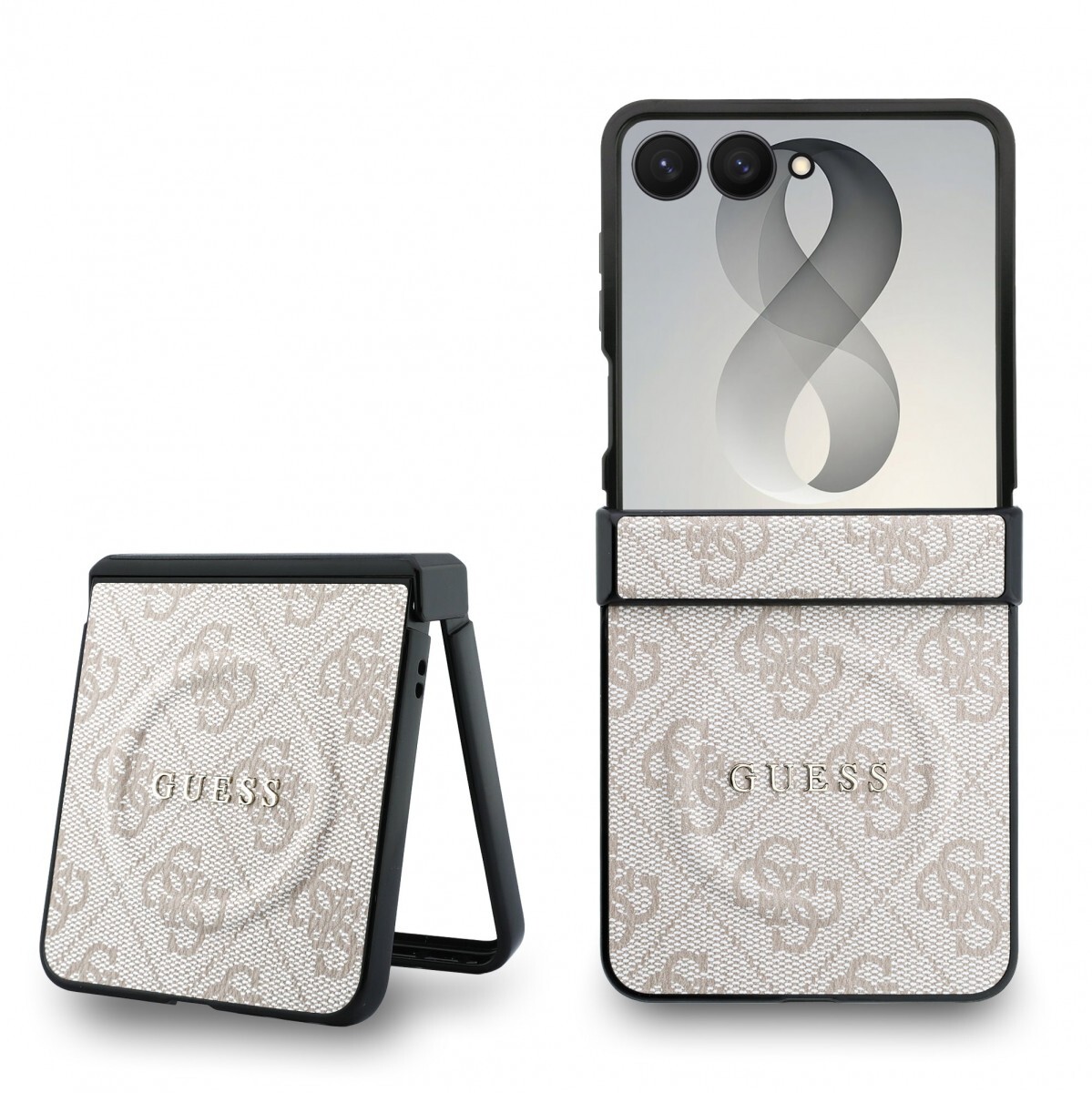 Kryt Guess PU Leather 4G Magnetic pro Samsung Galaxy Z Flip 8 růžový