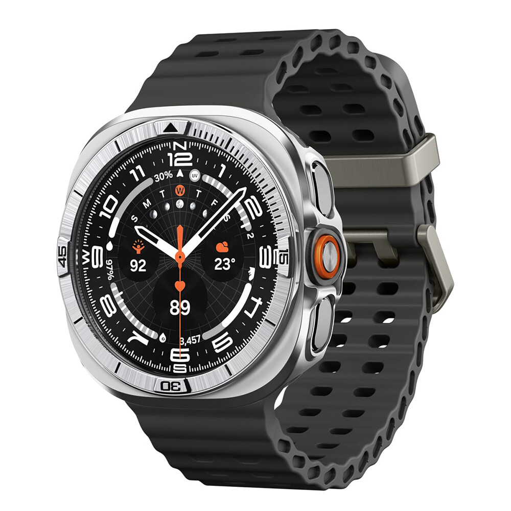 Ochranný rámeček Spigen Bezel Tune Pro Pilot pro Samsung Galaxy Watch Ultra 2 stříbrný