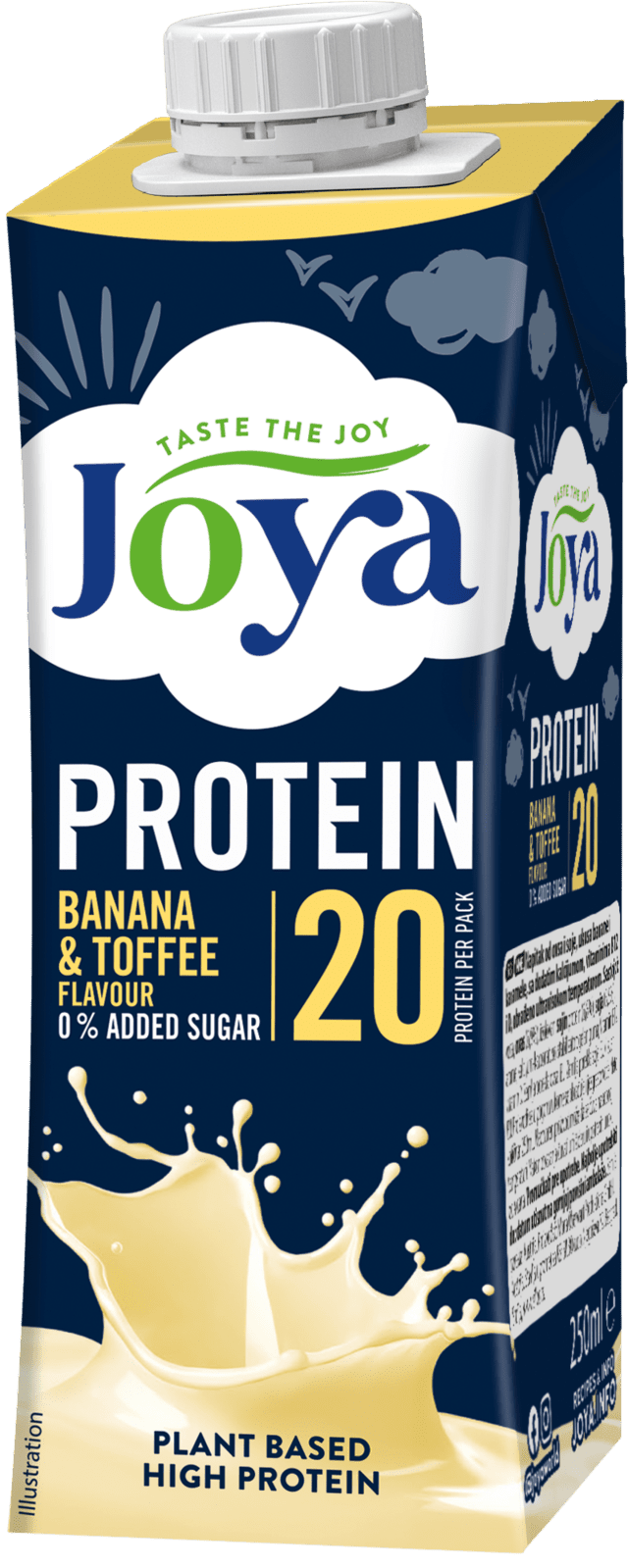 JOYA PROTEIN Ovesný nápoj s chutí banán a karamel bez přidaného cukru 250 ml