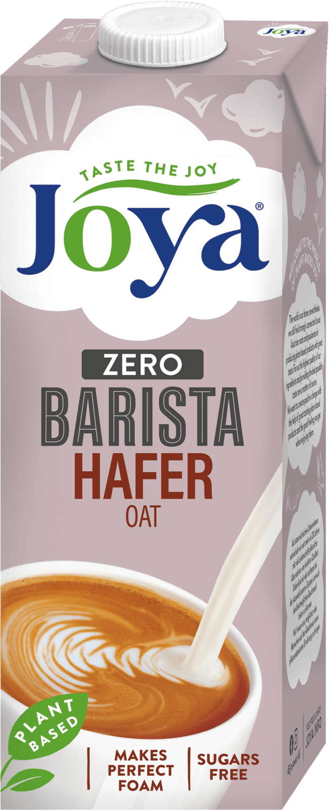 JOYA Barista Zero ovesný nápoj bez cukru 1 l
