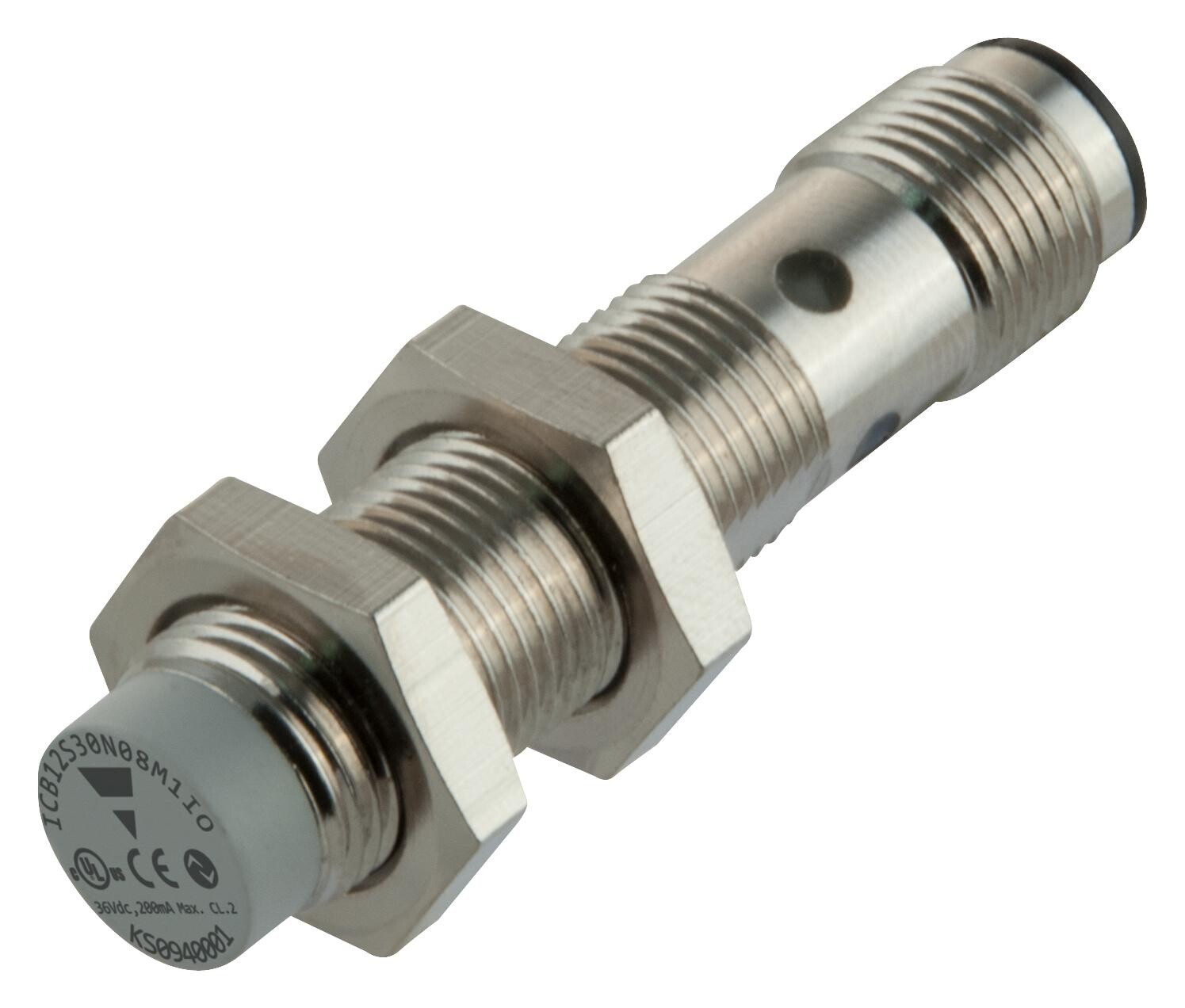 Carlo Gavazzi Icb12S30N08M1Io Inductive Prox Sensor, 8Mm, M12 Conn