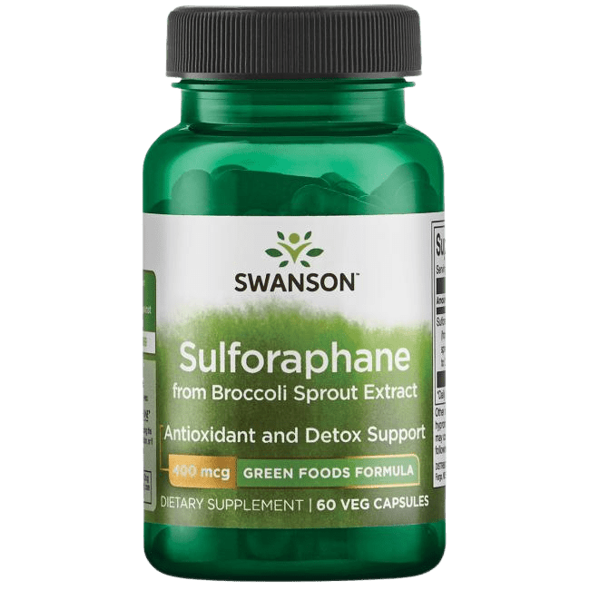 SWANSON Extract z Klíčků brokolice 400mcg 60 kapslí