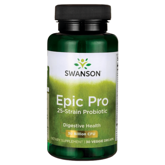 SWANSON Epic Pro Probiotikum s 25 kmeny 30 kapslí